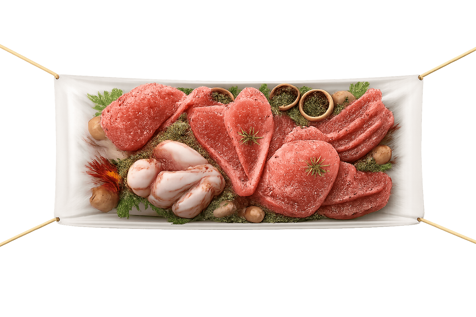 Баннер с люверсами